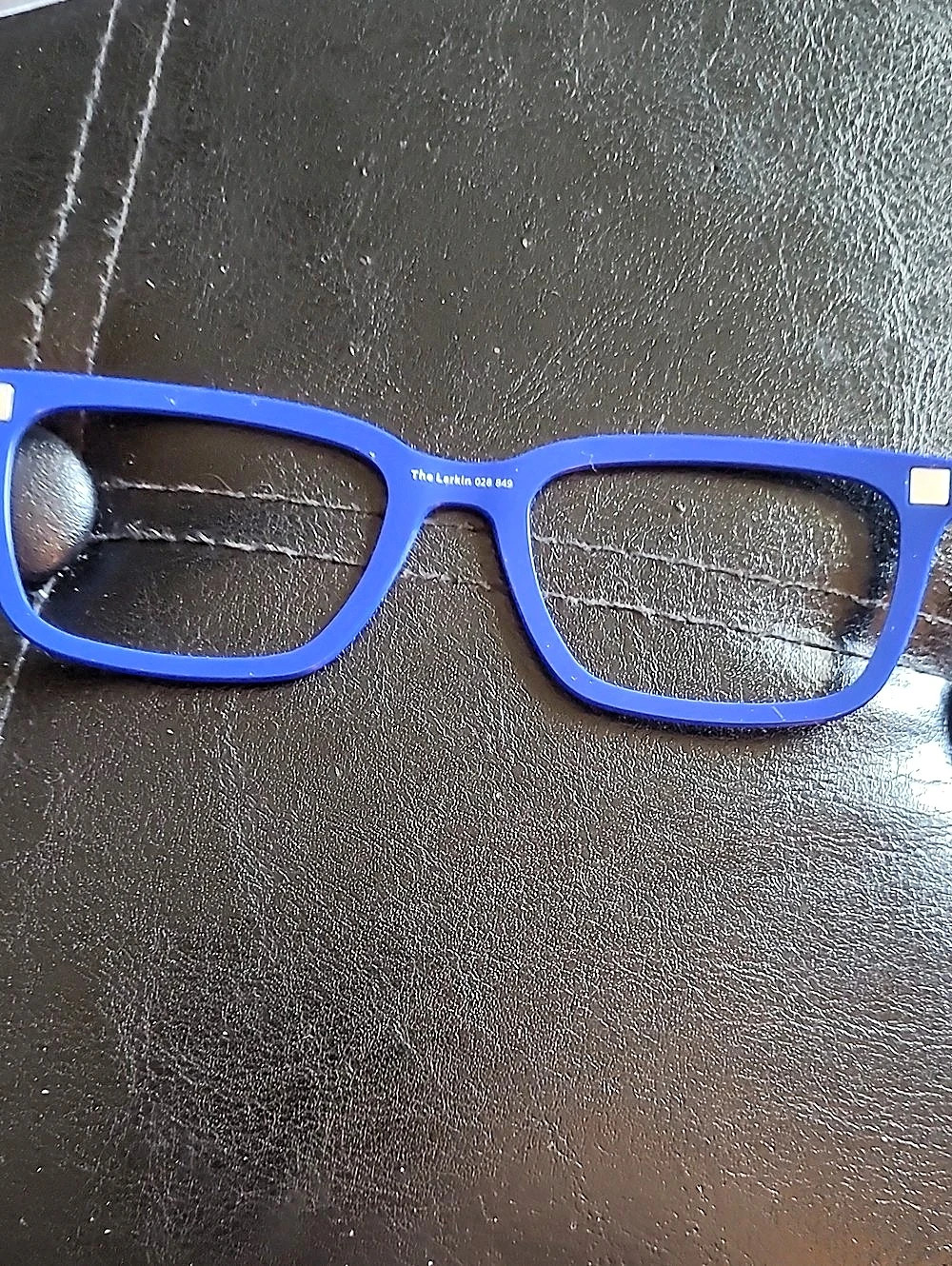 Pair Eyewear The Larkin Blue & Black Glasses